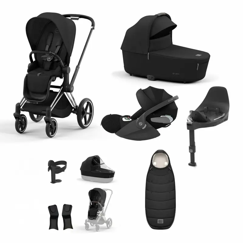 Cybex Priam Bundle With Cloud T In Sepia Black 1
