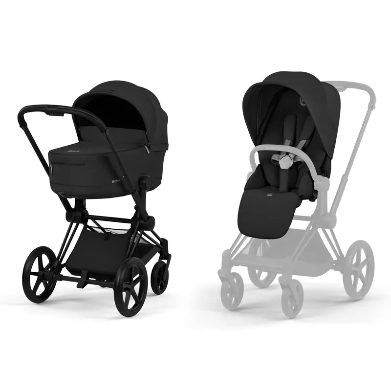 Cybex Priam Pushchair Set - Comfort Collection In Sepia Black 2