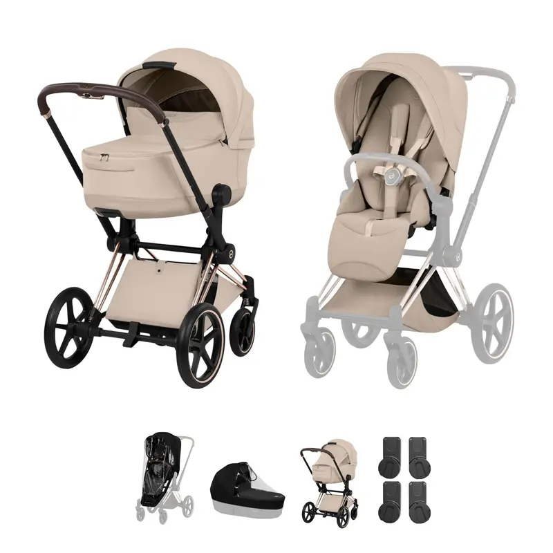 Cybex Priam Pushchair Set - Style Collection In Cozy Beige 1