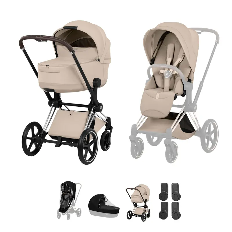 Cybex Priam Pushchair Set - Style Collection In Cozy Beige 3