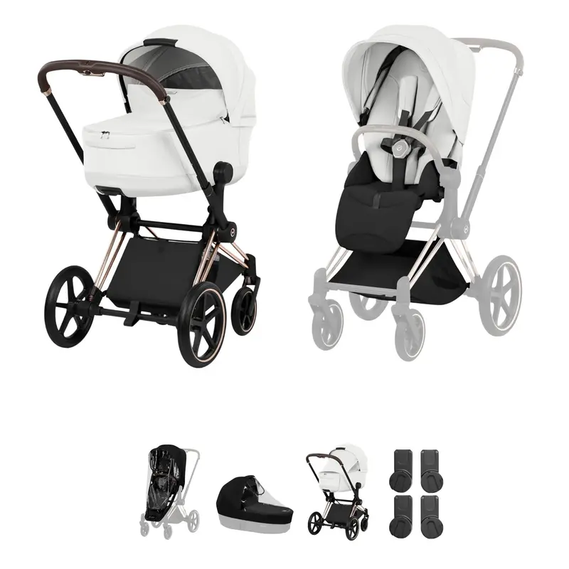 Cybex Priam Pushchair Set - Style Collection In Off White 1