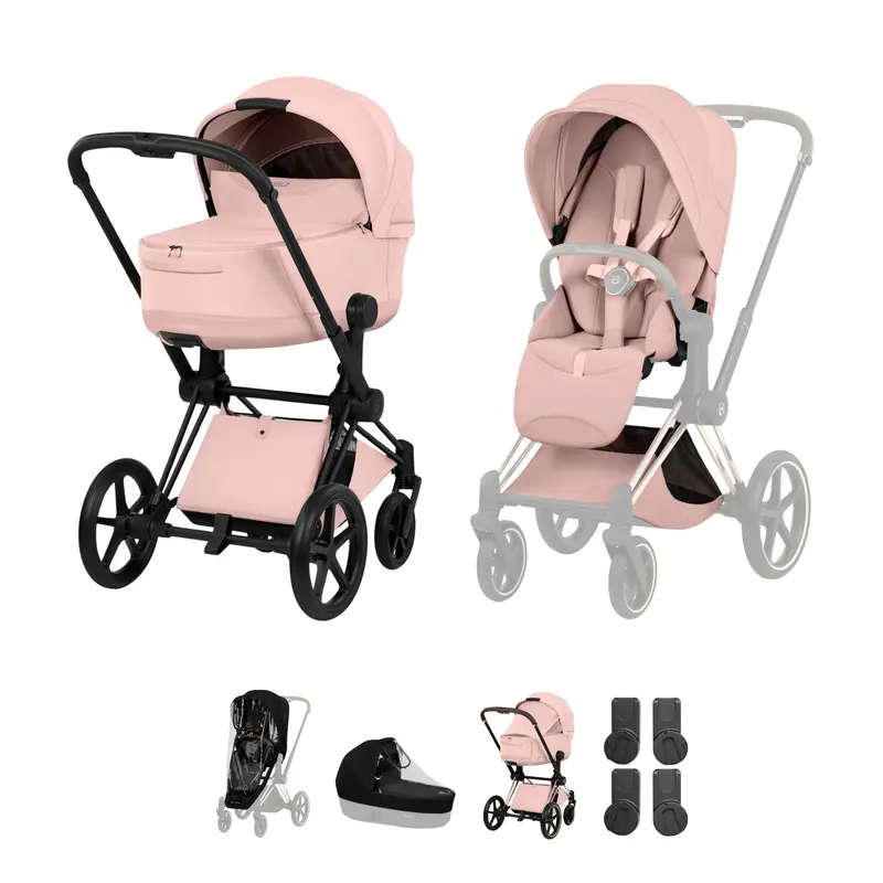 Cybex Priam Pushchair Set - Style Collection In Peach Pink 2