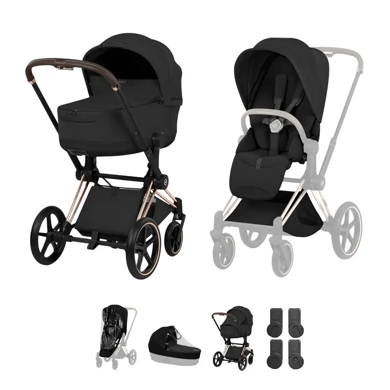 Cybex Priam Pushchair Set - Style Collection In Sepia Black 1