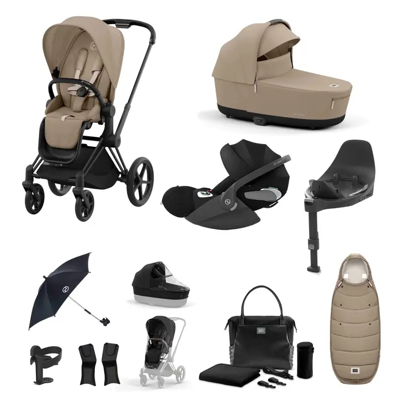 Cybex Priam Travel System With Cloud T In Cozy Beige 5