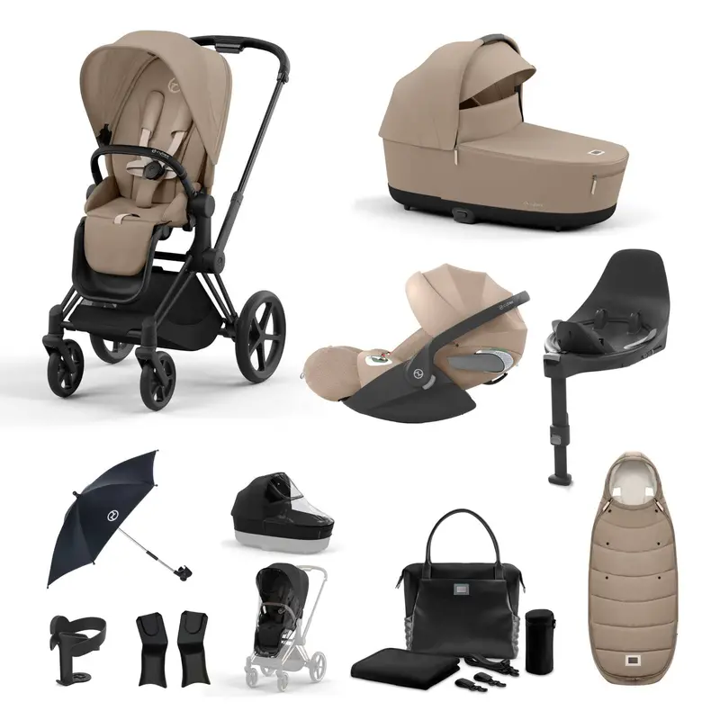 Cybex Priam Travel System With Cloud T In Cozy Beige 6