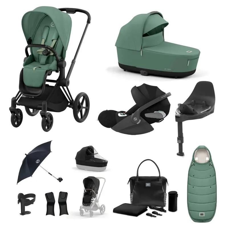 Cybex Priam Travel System With Cloud T In Leaf Green 5