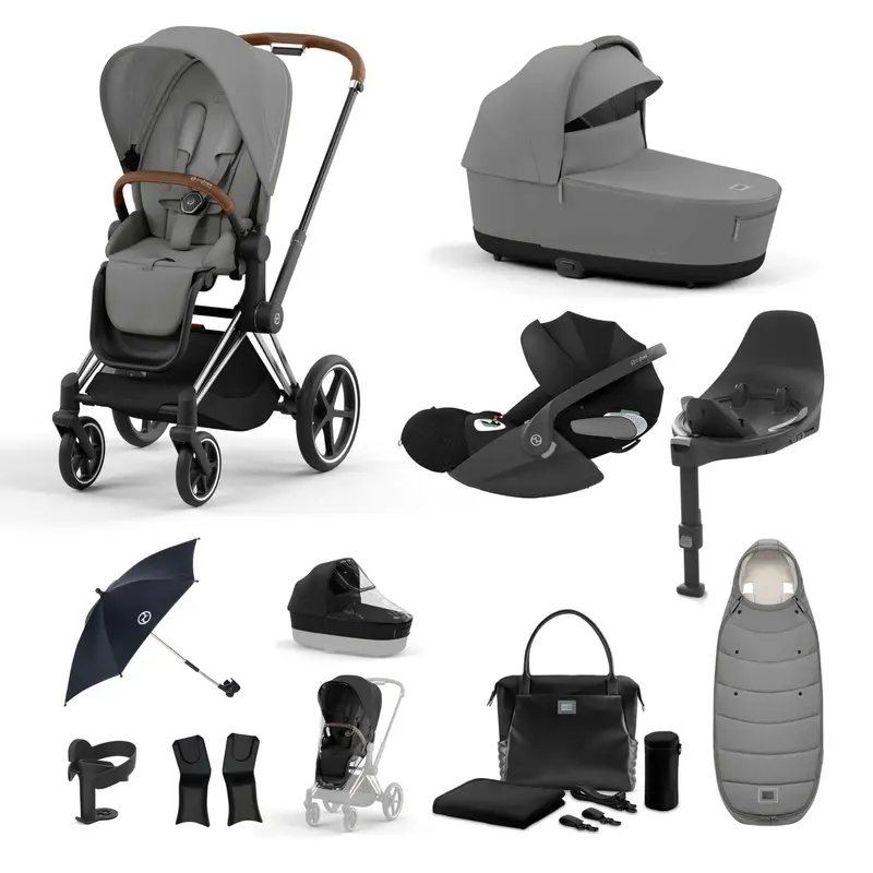 Cybex Priam Travel System With Cloud T In Mirage Grey 3