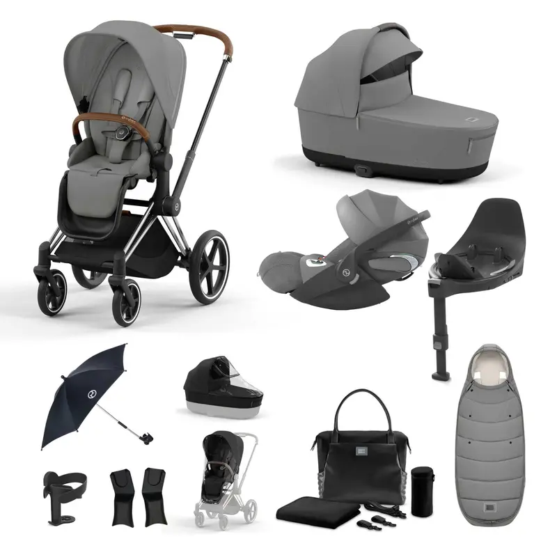 Cybex Priam Travel System With Cloud T In Mirage Grey 4