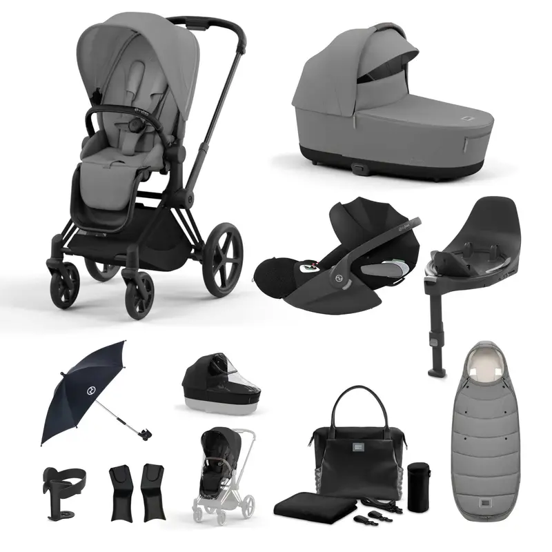 Cybex Priam Travel System With Cloud T In Mirage Grey 5