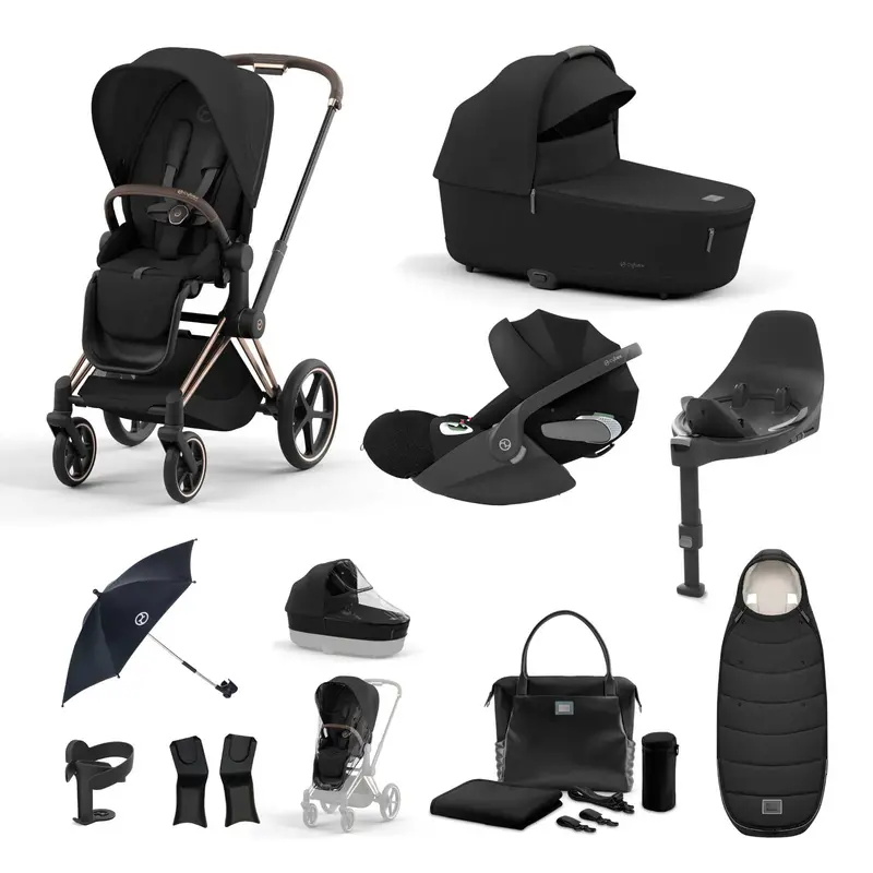 Cybex Priam Travel System With Cloud T In Sepia Black 7