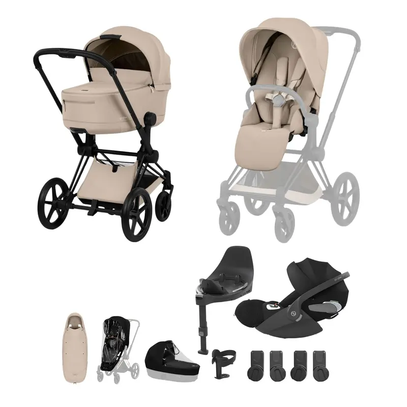 Cybex Priam Ultimate Accessory Bundle - Comfort Collection In Cozy Beige 1