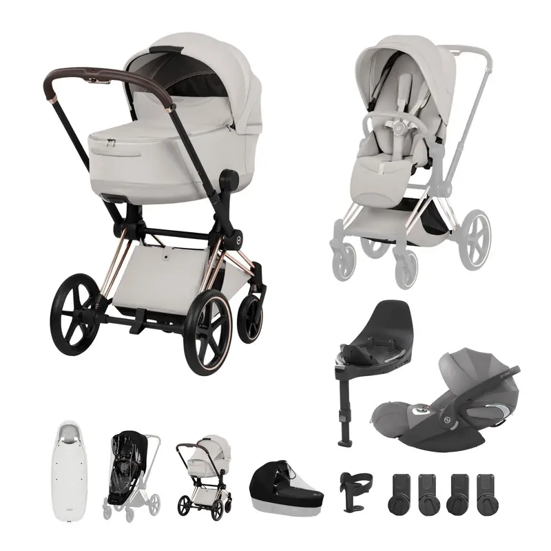 Cybex Priam Ultimate Accessory Bundle - Style Collection In City Grey 2