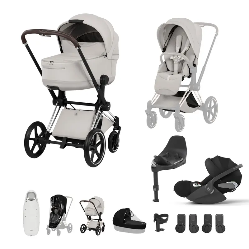 Cybex Priam Ultimate Accessory Bundle - Style Collection In City Grey 5