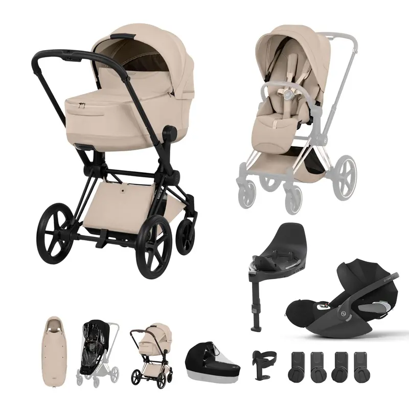 Cybex Priam Ultimate Accessory Bundle - Style Collection In Cozy Beige 3