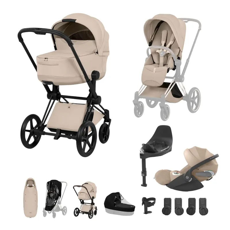 Cybex Priam Ultimate Accessory Bundle - Style Collection In Cozy Beige 4