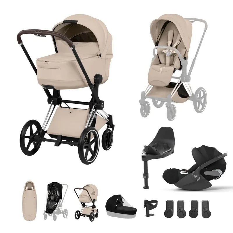 Cybex Priam Ultimate Accessory Bundle - Style Collection In Cozy Beige 5