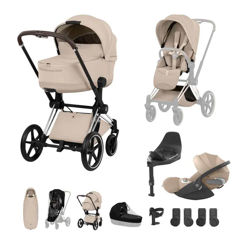 Cybex Priam Ultimate Accessory Bundle - Style Collection In Cozy Beige 6