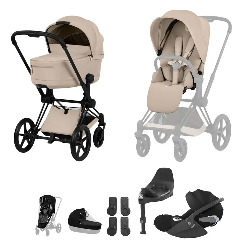 Cybex Priam Ultimate Bundle - Comfort Collection In Cozy Beige 1