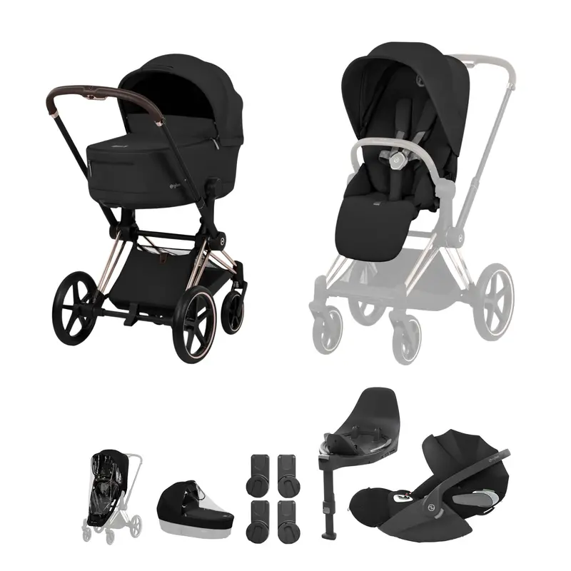 Cybex Priam Ultimate Bundle - Comfort Collection In Sepia Black 1