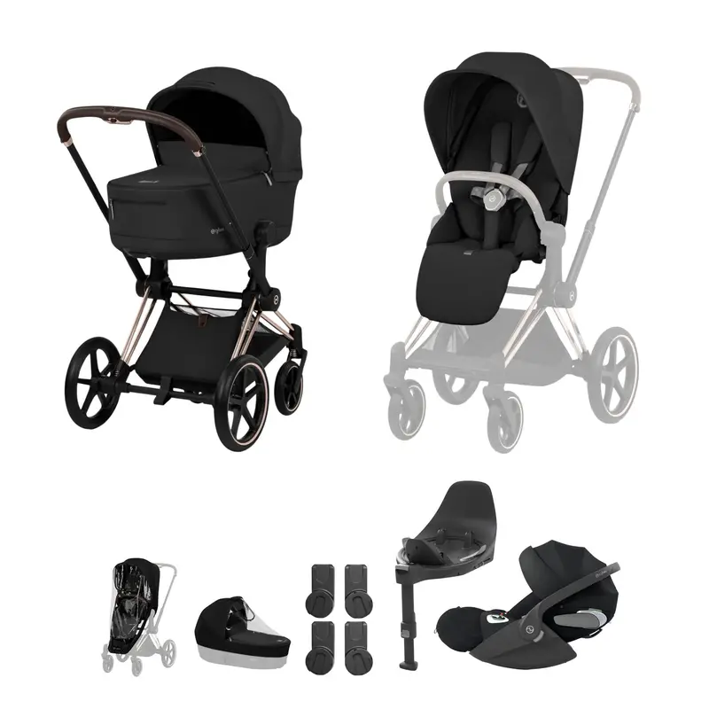 Cybex Priam Ultimate Bundle - Comfort Collection In Sepia Black 2
