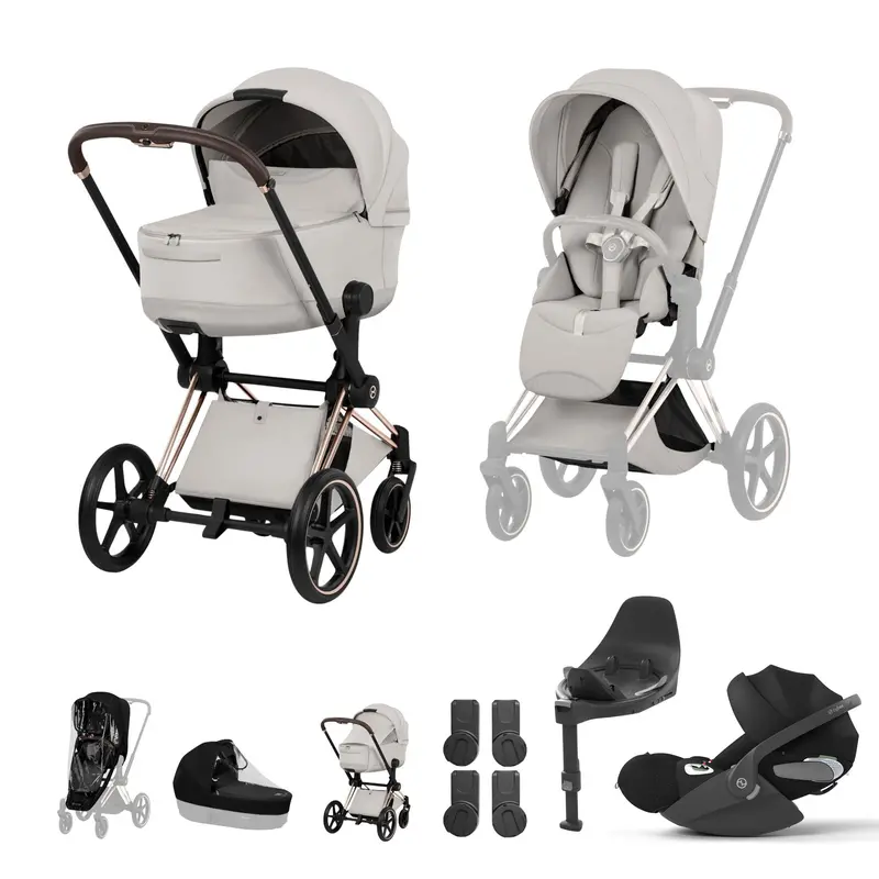 Cybex Priam Ultimate Bundle - Style Collection In City Grey 1