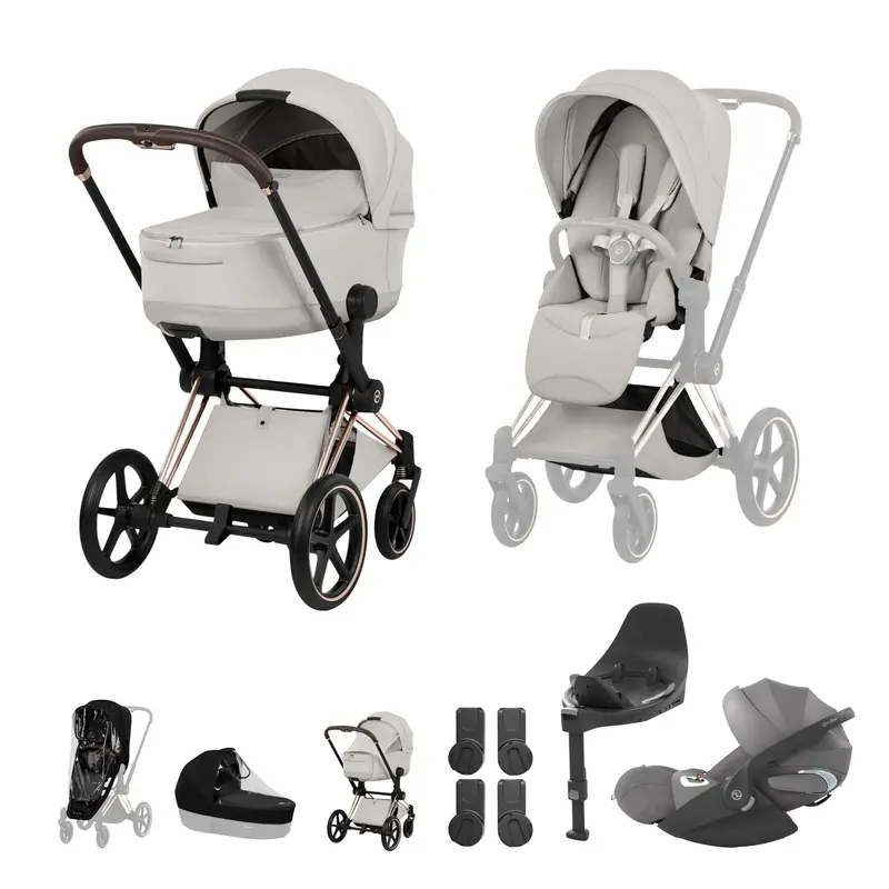 Cybex Priam Ultimate Bundle - Style Collection In City Grey 2