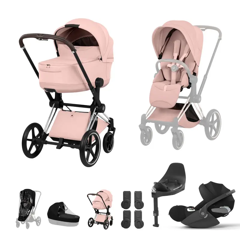 Cybex Priam Ultimate Bundle - Style Collection In Peach Pink 5