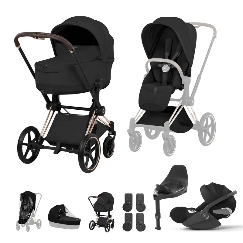 Cybex Priam Ultimate Bundle - Style Collection In Sepia Black 1