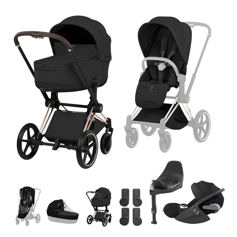 Cybex Priam Ultimate Bundle - Style Collection In Sepia Black 2