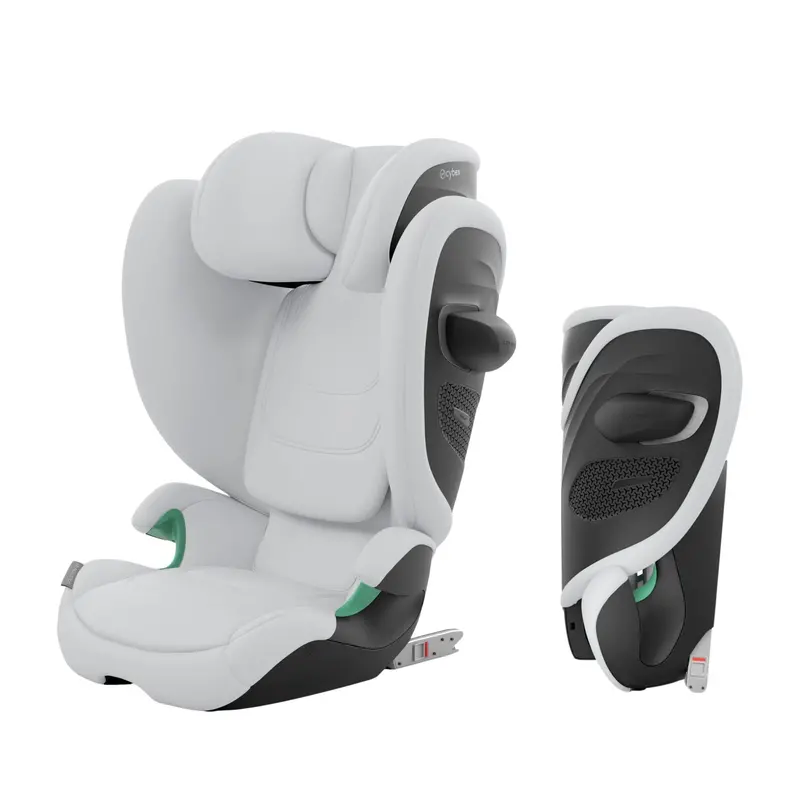 Cybex Solution G2 I-Fix Highback Booster In Fog Grey 1