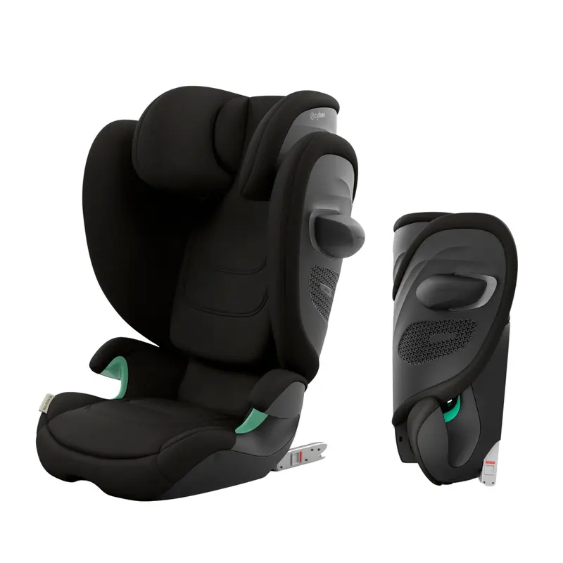 Cybex Solution G2 I-Fix Highback Booster In Magic Black 1