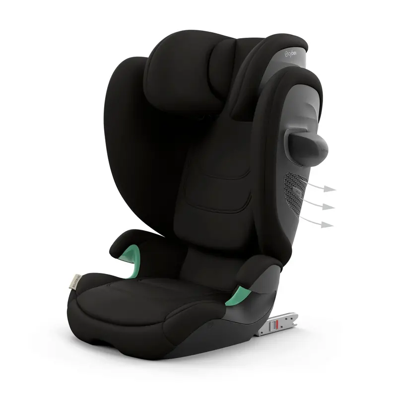 Cybex Solution G2 I-Fix Highback Booster In Magic Black 2