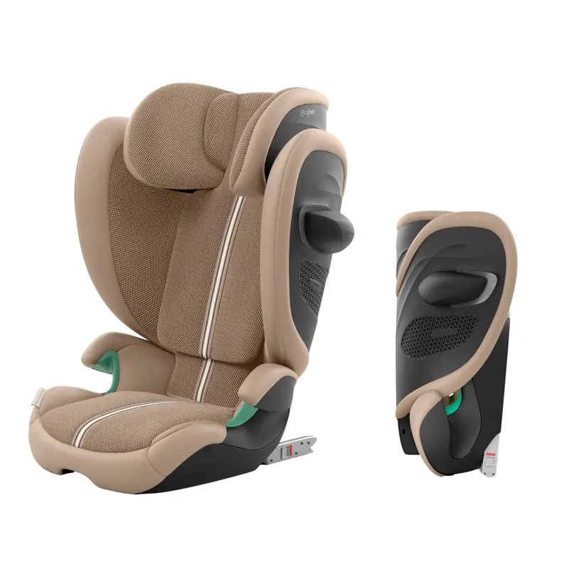 Cybex Solution G2 Plus I-Fix Highback Booster In Almond Beige 1