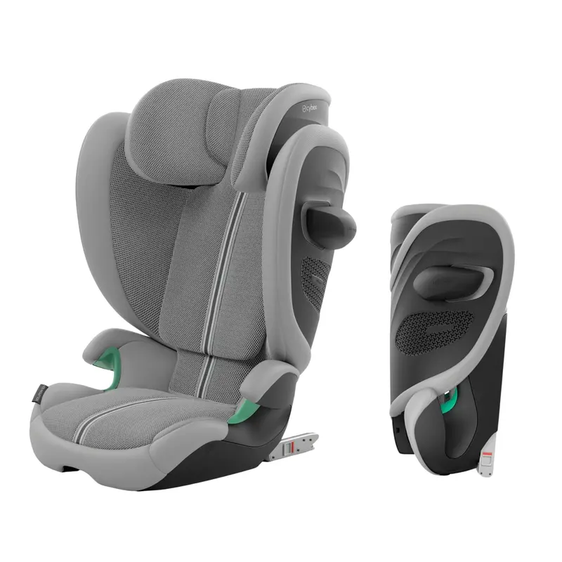 Cybex Solution G2 Plus I-Fix Highback Booster In Stone Grey 1