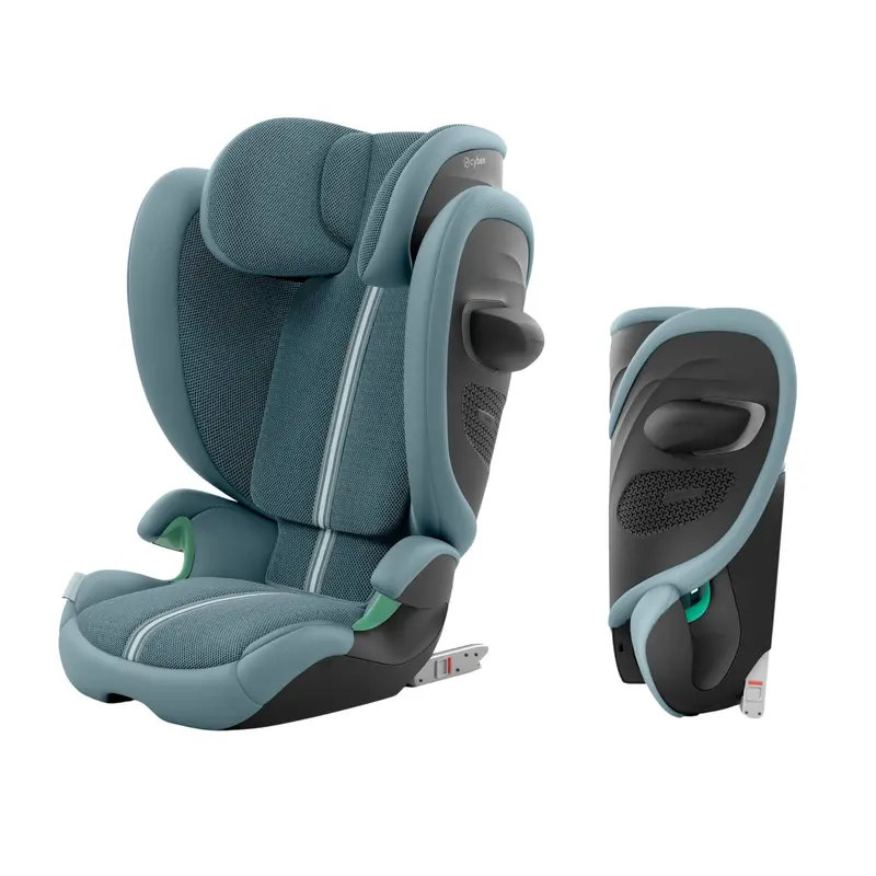 Cybex Solution G2 Plus I-Fix Highback Booster In Stormy Blue 1