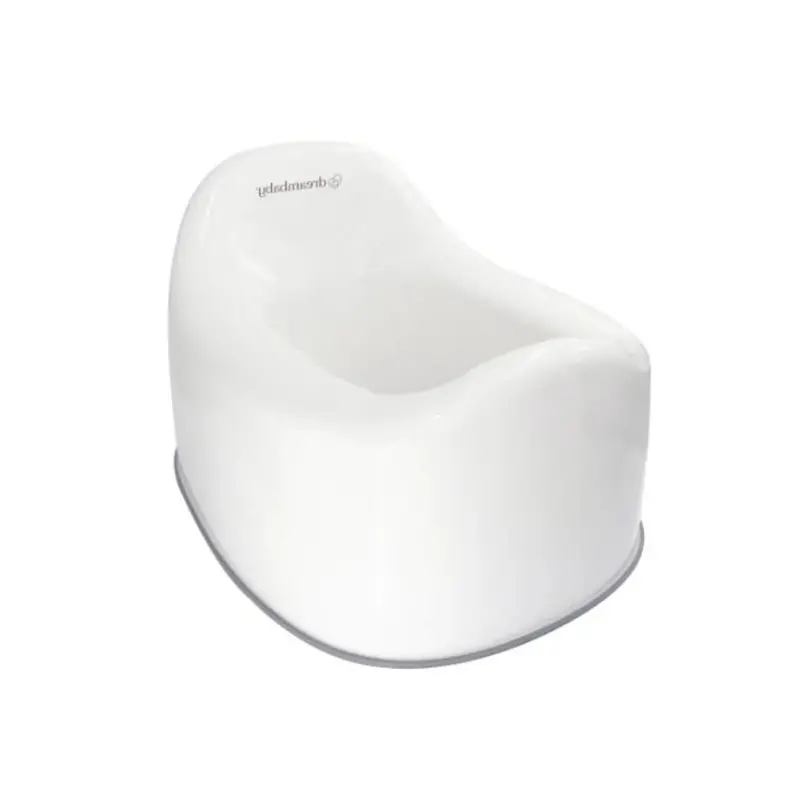 Deambaby First Stage Toddler Potty With Grey Trim - White 1