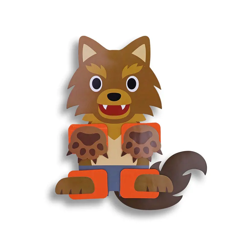Decoración Colgante Con Diseño De Lobo 2
