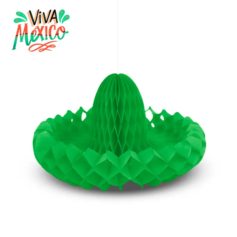 Decoración Colgante Con Diseño De Sombrero Color Verde 2