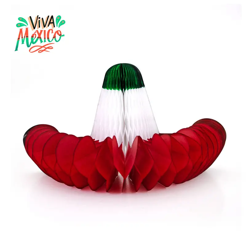 Decoración Colgante Con Diseño De Sombrero Tricolor 2