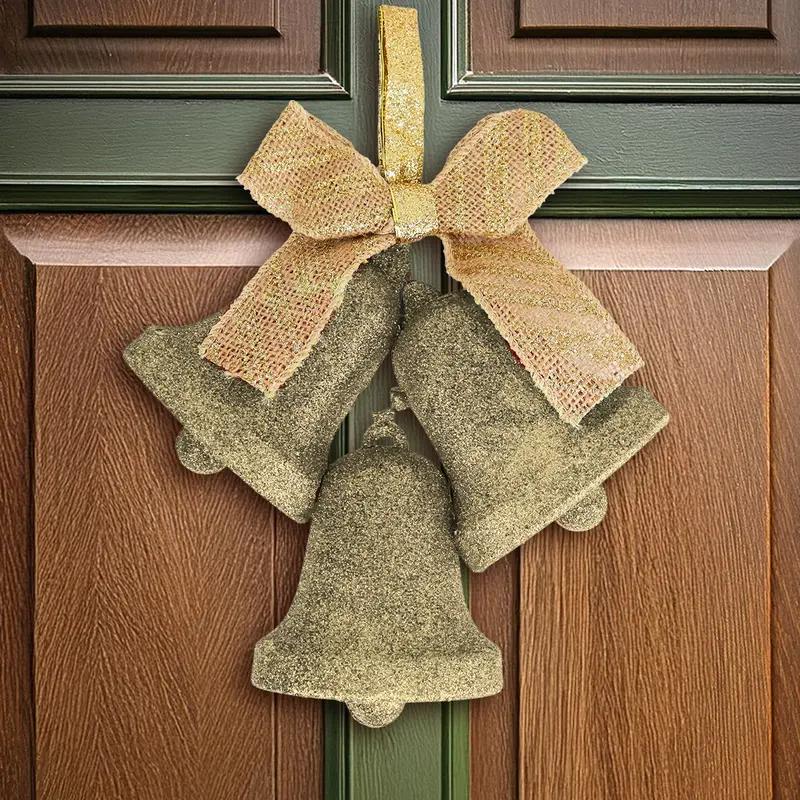 Decoración Colgante De Campanas, Color Dorado 1
