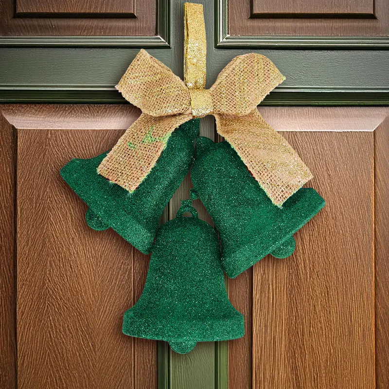 Decoración Colgante De Campanas, Color Verde 1