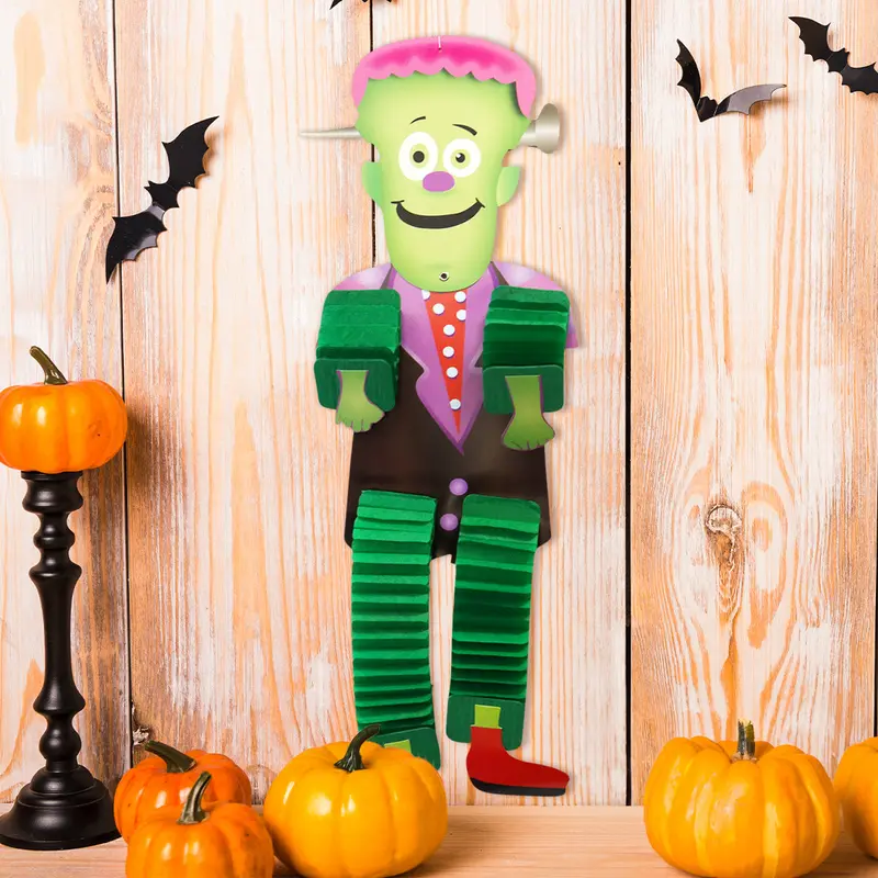 Decoración Colgante De Papel Con Diseño De Frankenstein 2