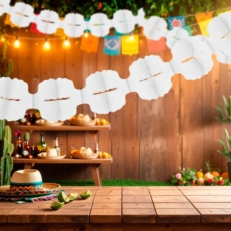 Decoración Colgante, Fiestas Patrias, Color Blanco 1