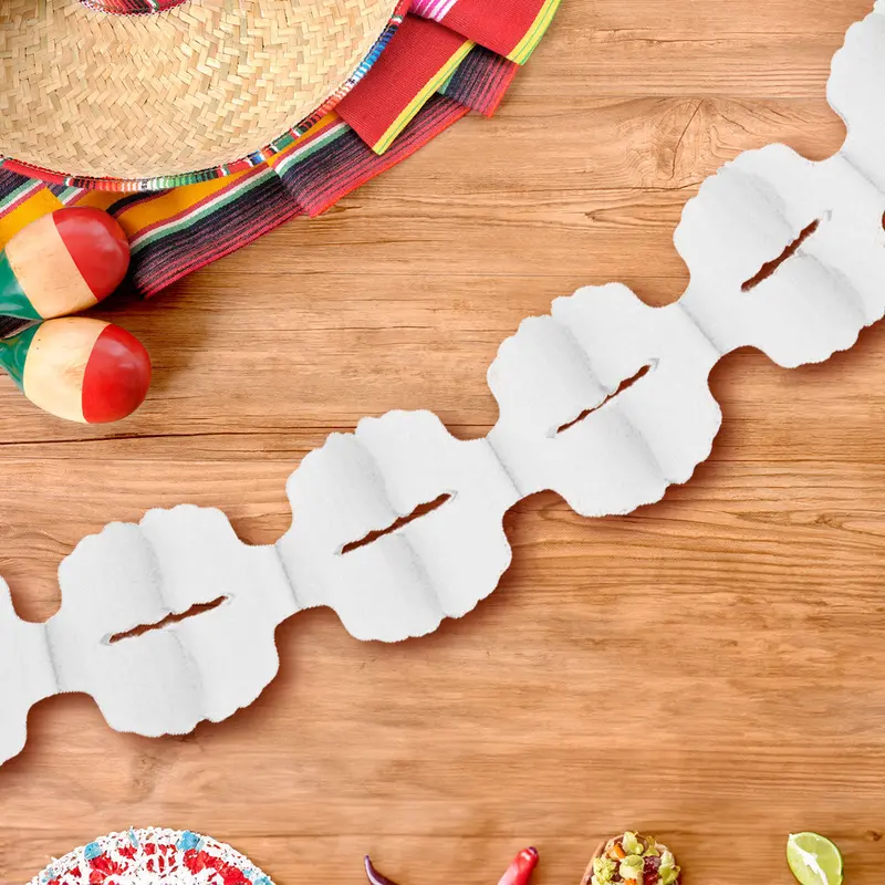 Decoración Colgante, Fiestas Patrias, Color Blanco 2