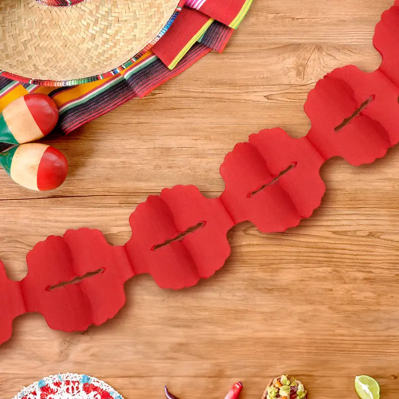 Decoración Colgante, Fiestas Patrias, Color Rojo 2