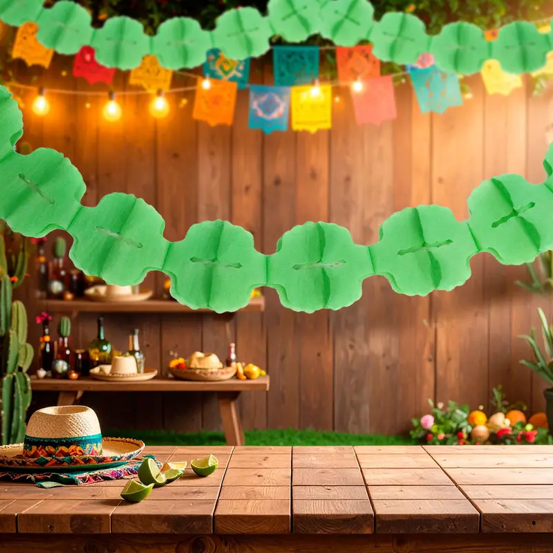 Decoración Colgante, Fiestas Patrias, Color Verde 1