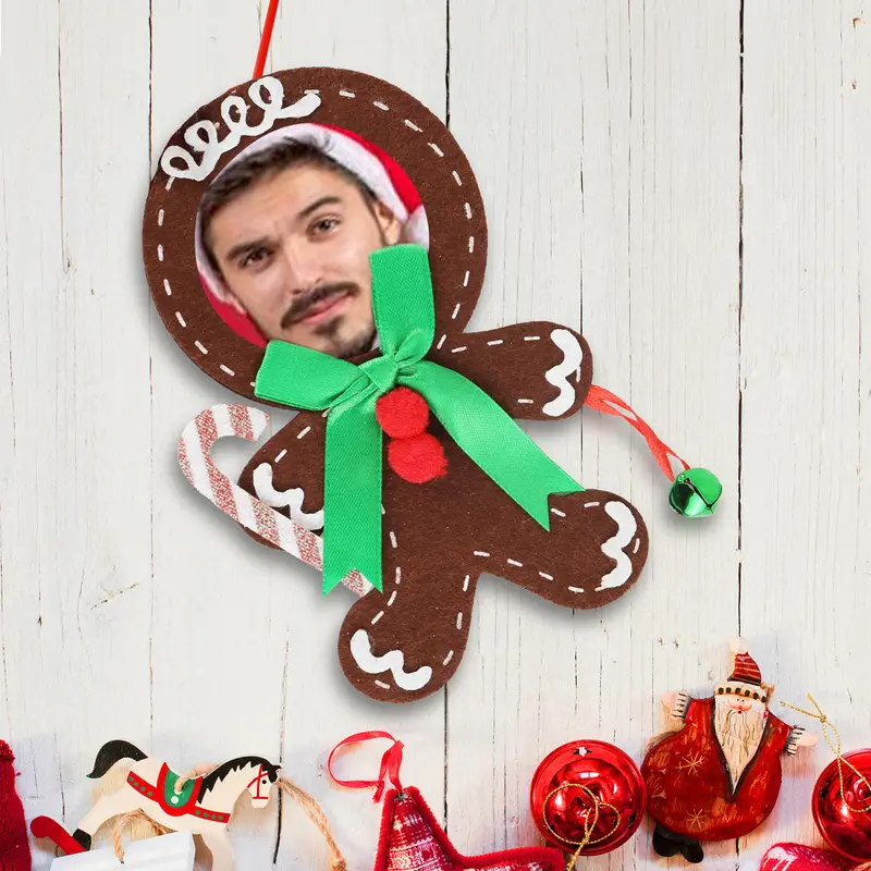 Decoración Colgante Navideña, Galleta De Jengibre 1