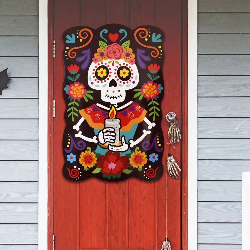 Decoración De Papel Con Diseño De Catrina 1