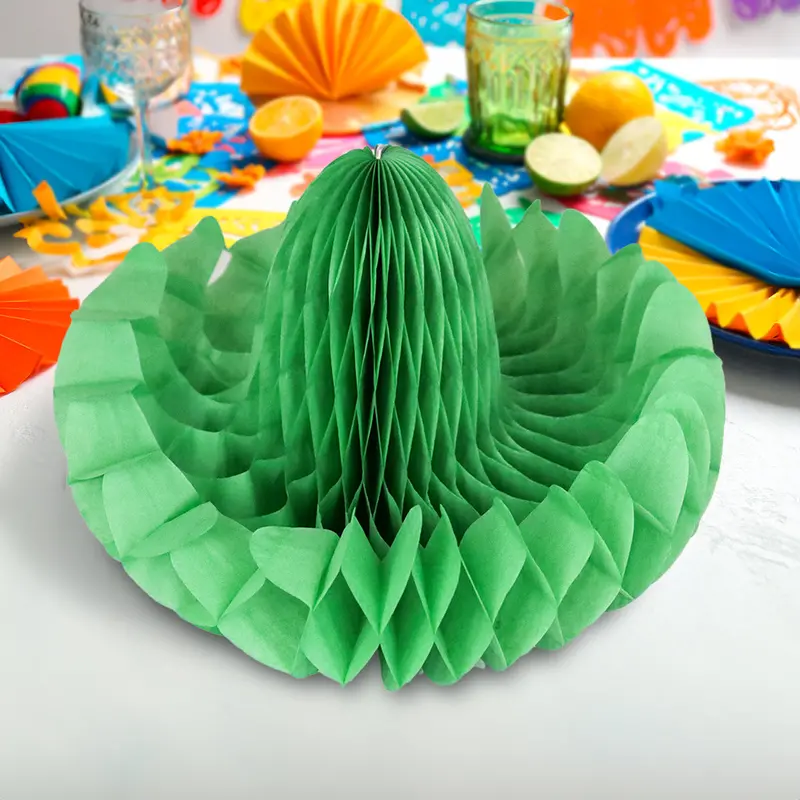 Decoración De Papel, Fiestas Patrias, Color Verde 1