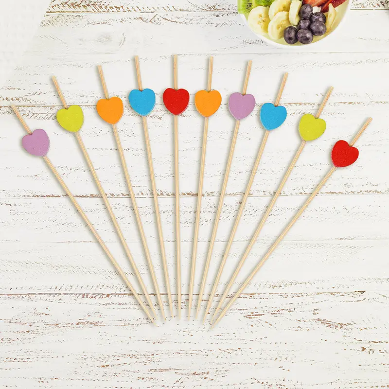Decoración De San Valentín, Palitos De Corazones, 10 Pza. 2